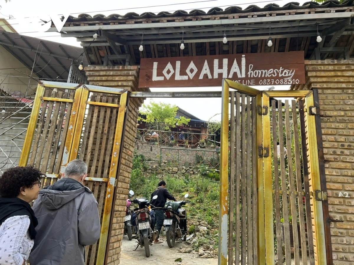 A house by a Lo Lo ethnic family in former Meo Vac district, former Ha Giang province, now Tuyen Quang province, has been used to welcome homestay visitors