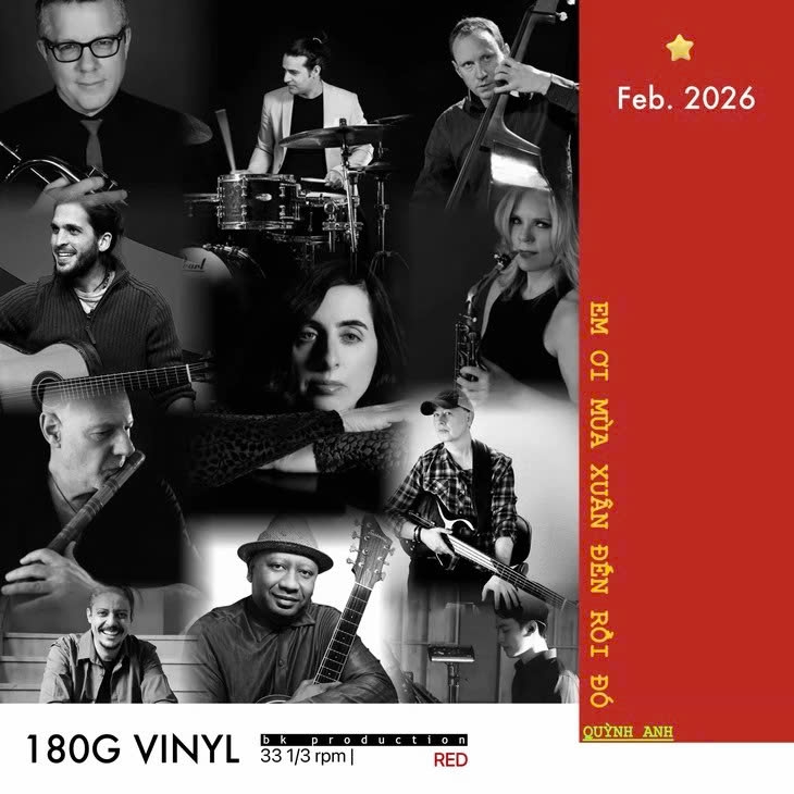 Vietnamese jazz album features collaboration with famous foreign celebrities. (Photo of singer Quynh Anh's Facebook page)
