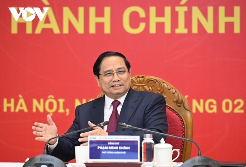 PM Pham Minh Chinh acknowledges and applauds the major achievements of the Academy of Public Administration and Governance