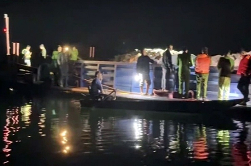 Rescue forces have fanned out to search for the missing victims
