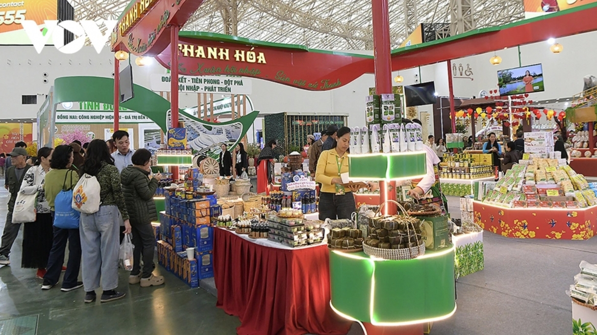 Products associated with Tet and Tet customs from different regions.