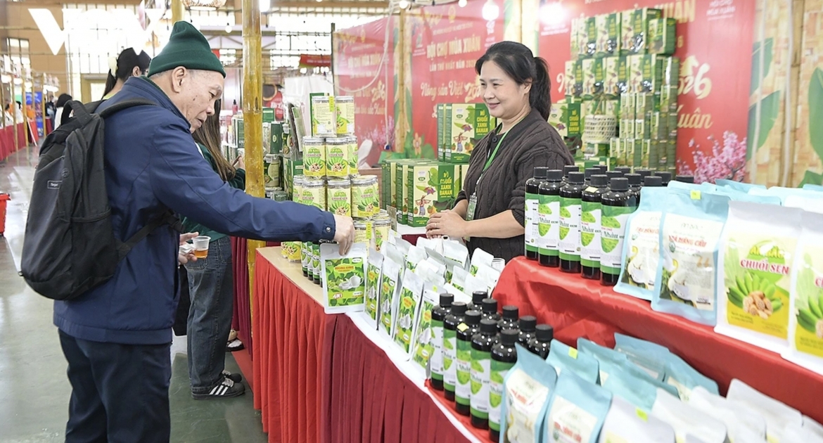 OCOP products attract visitors.