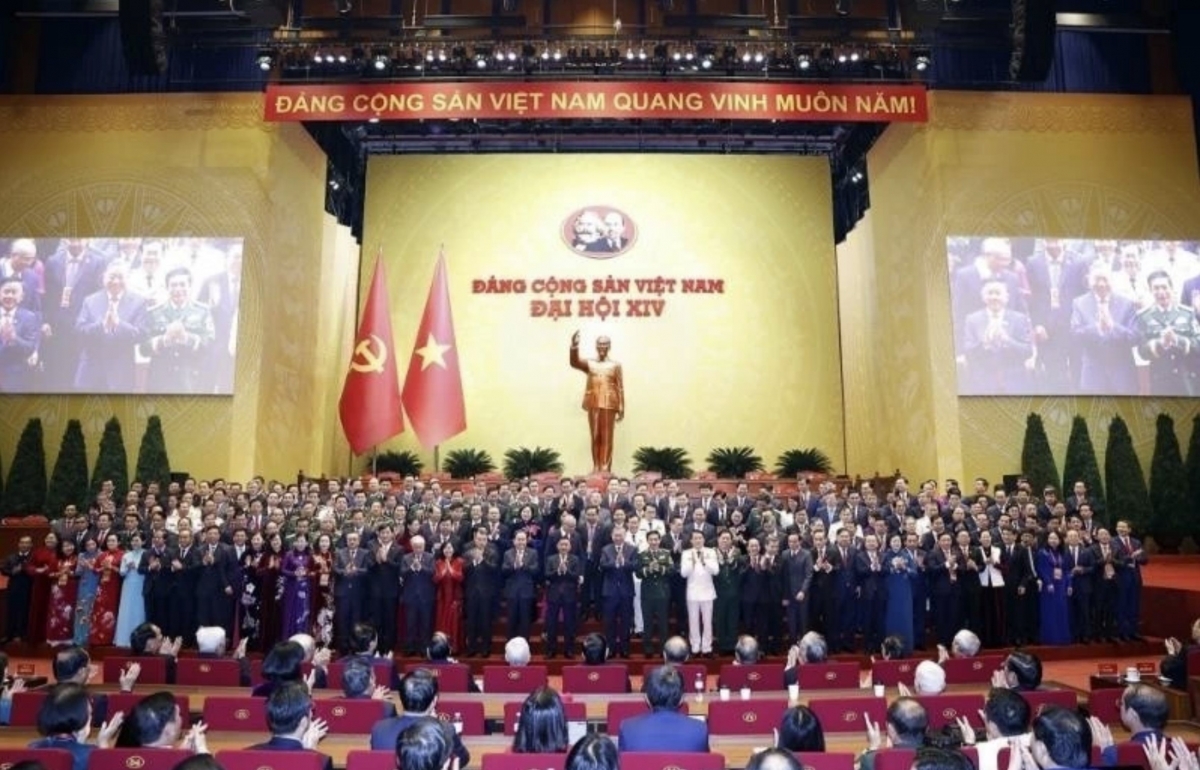 The 14th-term Central Committee of the CPV makes its debut at the Congress. (Photo: VNA)