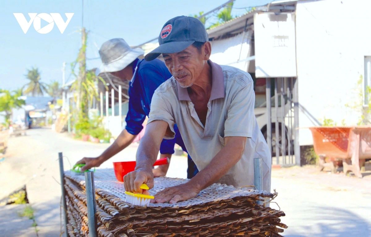 Today, only about 58 households maintain regular production in the village, rising to nearly 200 during the pre-Tet peak - still far fewer than decades ago
