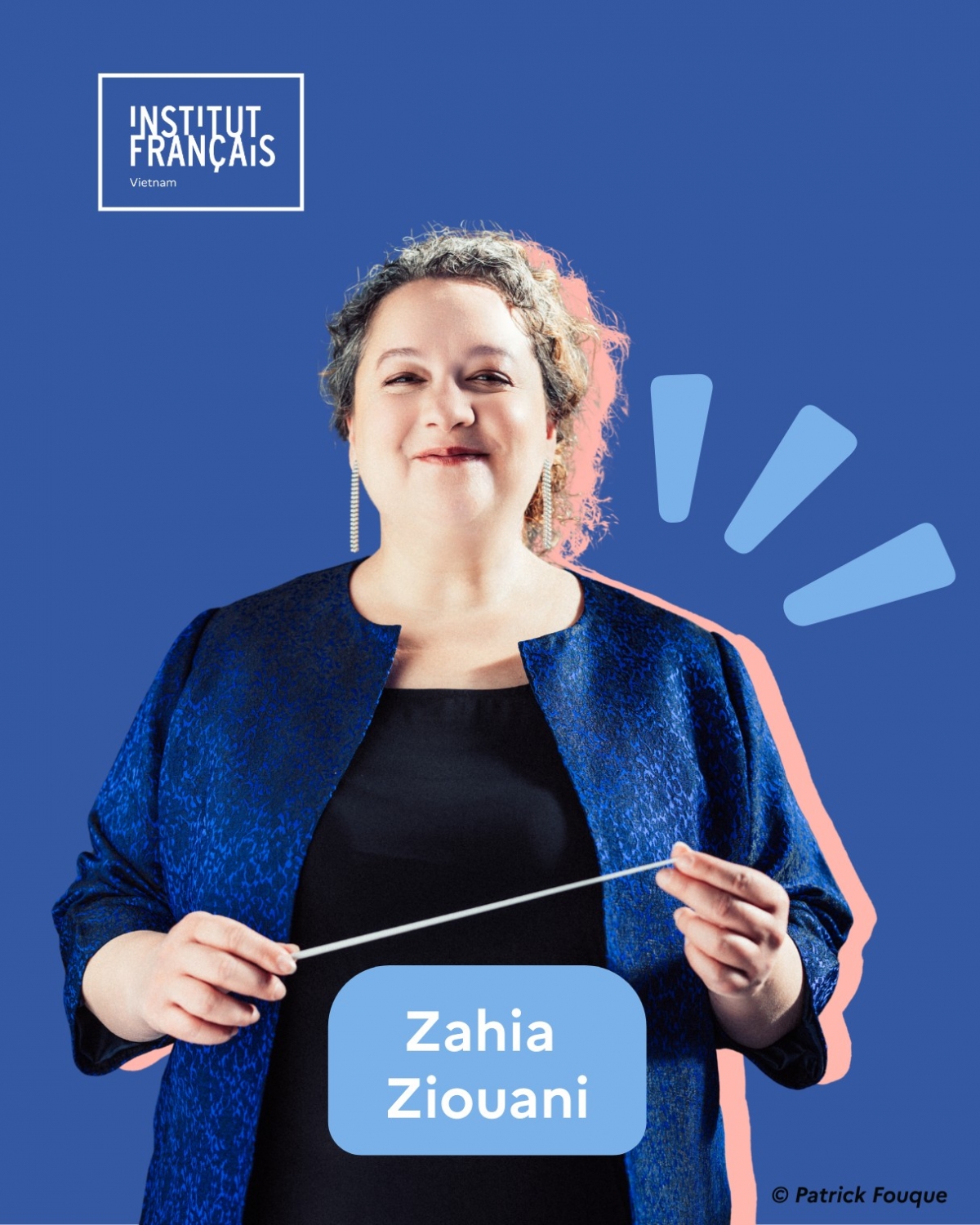 Paris 2024 Olympics conductor Zahia Ziouani will perform in Vietnam. (Photo: Organisers)