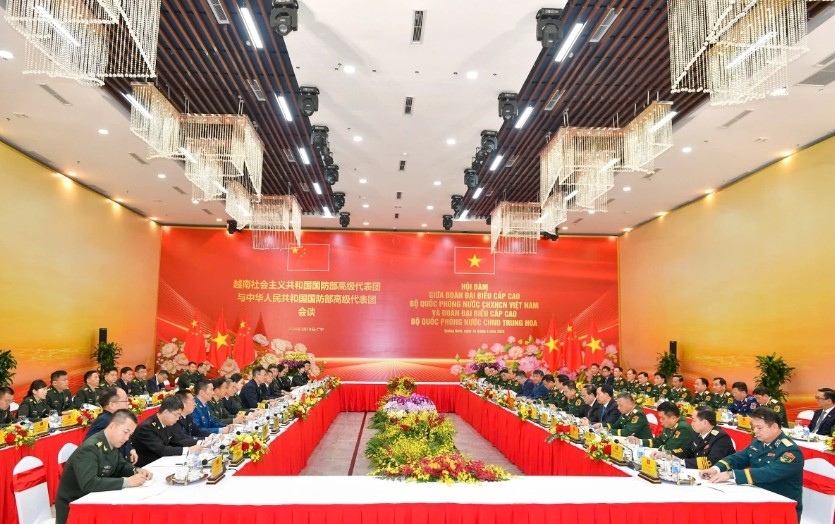 At the talks between defence ministers of Vietnam and China