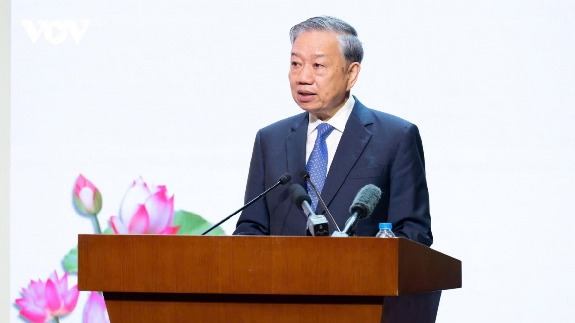Party chief To Lam calls for patient-centred care, digital transformation, and global standards at Military Central Hospital 108’s 75th anniversary in Hanoi on March 30.