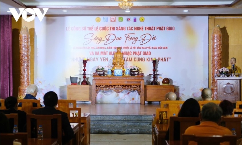 The Buddhist art contest “Sáng đạo trong đời 2026”  is launched in Hanoi, seeking works inspired by the humanistic values of Buddhism in everyday life.