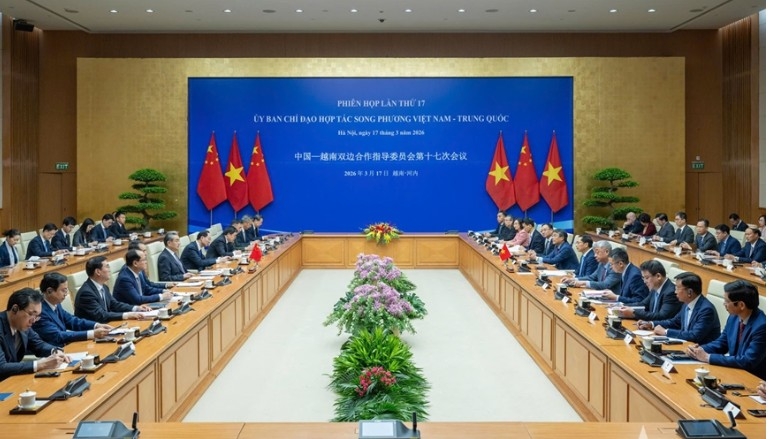 At the 17th meeting of the Vietnam-China Steering Committee for Bilateral Cooperation
(Photo: qdnd.vn)