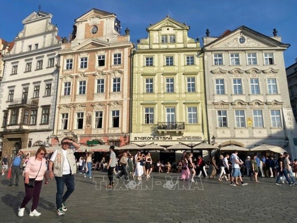 View of Prague’s Old Town around the Astronomical Clock (Orloj), Czech Republic (Photo: VNA)
