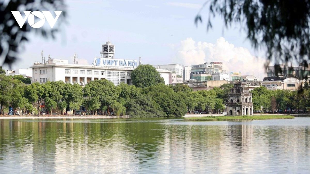 Hoan Kiem Lake in Hanoi 