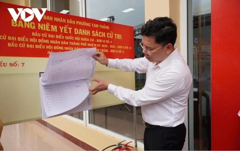 Inspection of preparations at four early voting areas in Ho Chi Minh City