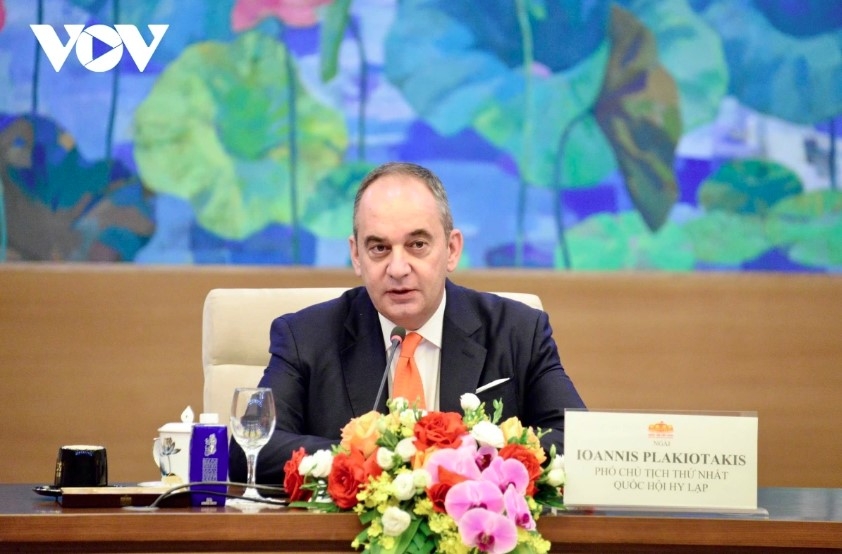 First Vice President of the Hellenic Parliament Ioannis Plakiotakis 