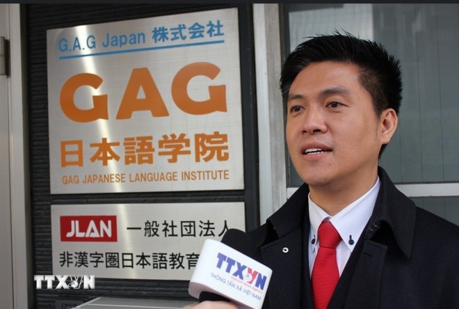 Nguyen Duy Anh, Honorary President of the Vietnamese Association in Fukuoka, Japan. (Photo: VNA)