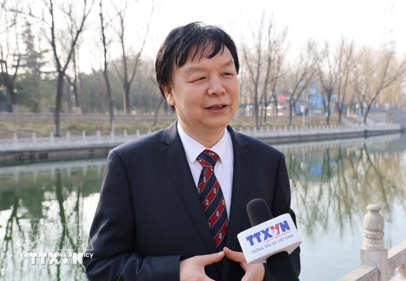 Professor Mi Liang, Director of the Centre for Southeast Asian Studies at Beijing Foreign Studies University of China. (Photo: VNA)