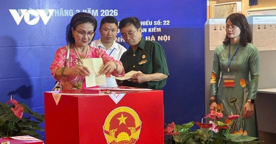 In Hoan Kiem ward of Hanoi, election day takes place in a lively and solemn atmosphere, with polling held at a historic site of special significance -the house at 48 Hang Ngang Street, where President Ho Chi Minh drafted the Declaration of Independence that proclaimed the birth of the Democratic Republic of Vietnam.