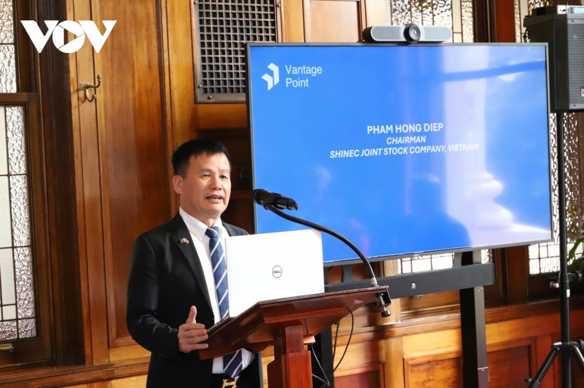 Pham Hong Diep, chairman of Shinec, the developer of Nam Cau Kien Industrial Park in Hai Phong city