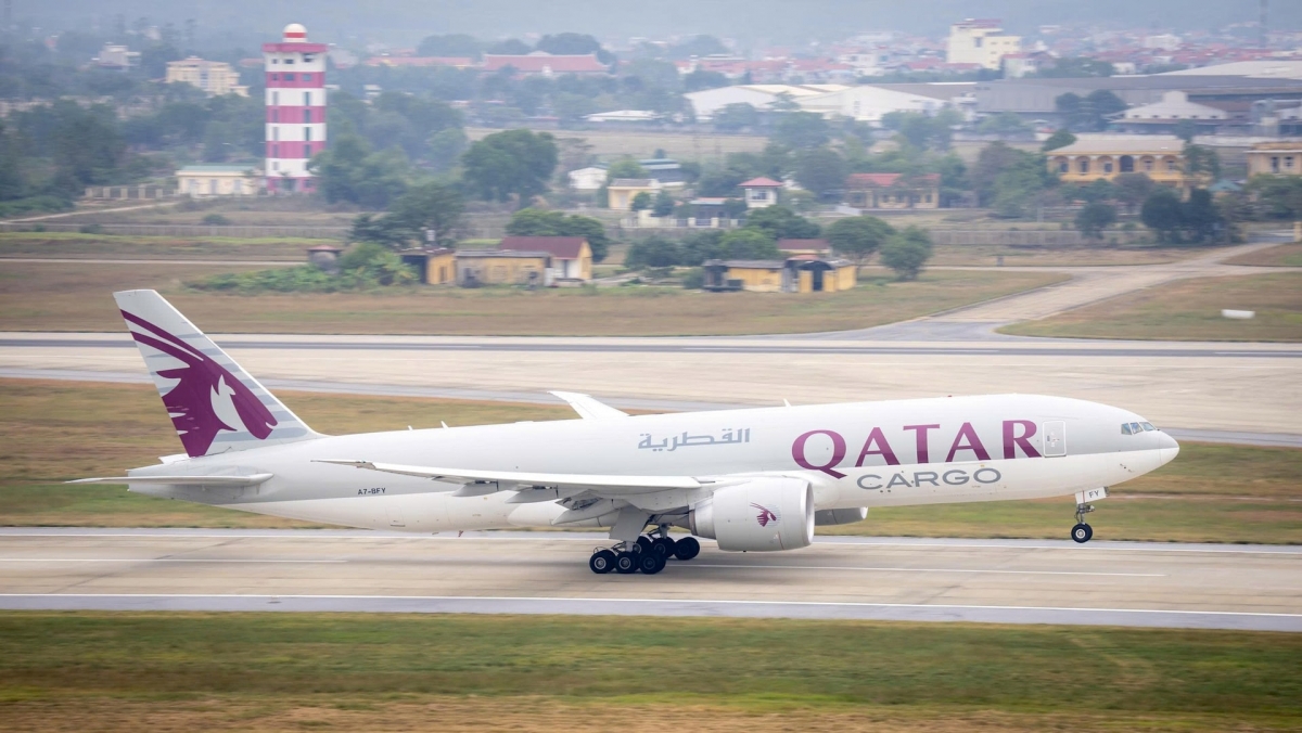 Qatar Airways aircraft at Noi Bai International Airport (Photo: Illustrative image)