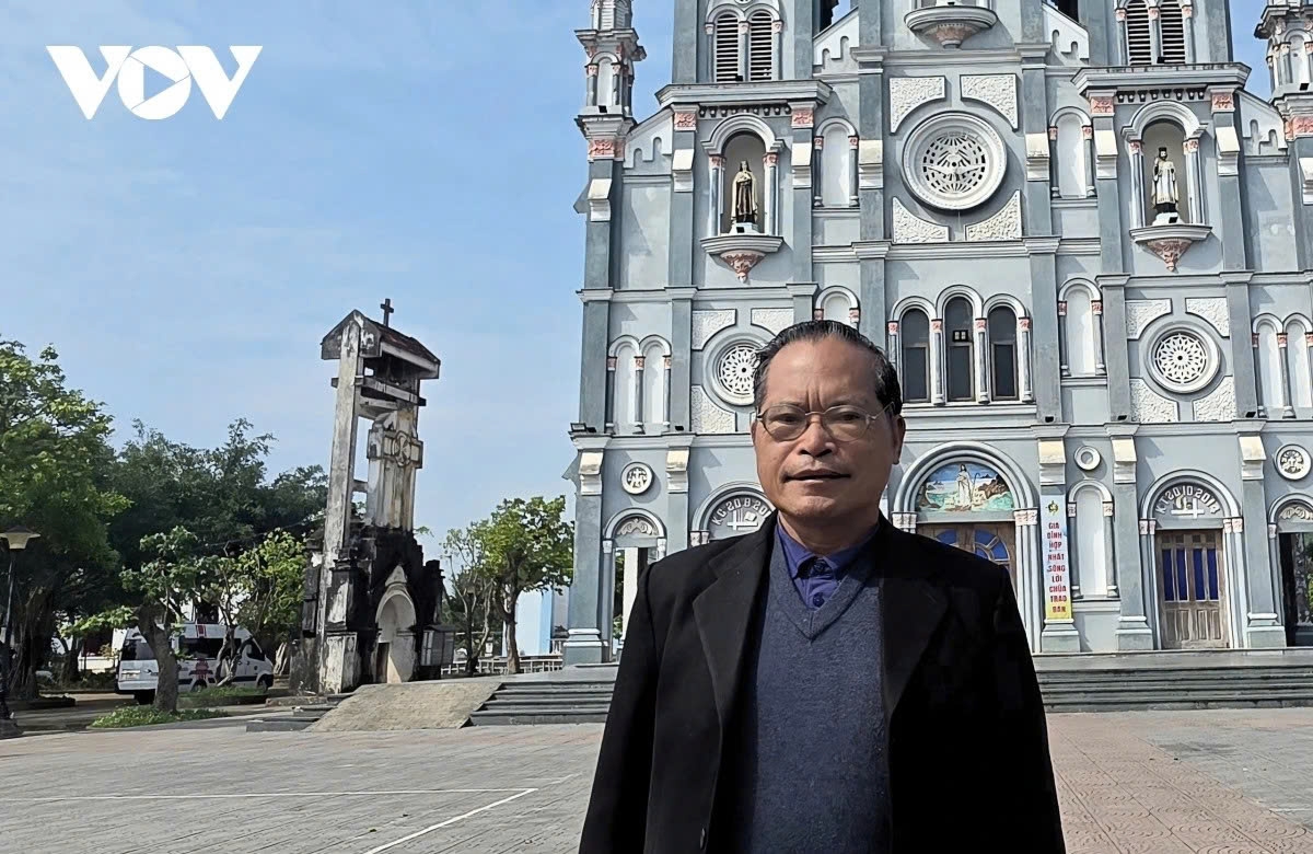 Pham Van Nhan, priest of Thai Yen parish in Cong Chinh commune, Thanh Hoa province