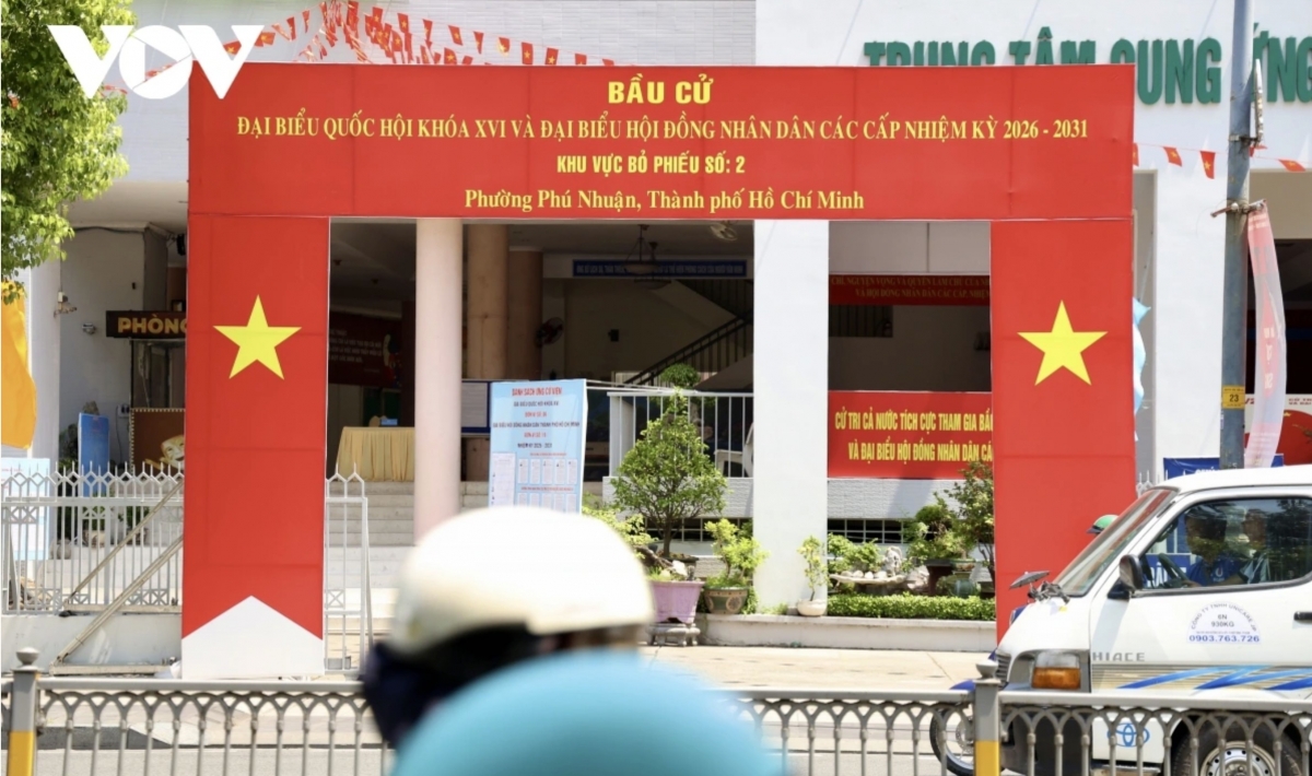 Election preparations across Ho Chi Minh City have largely been completed, with polling stations ready to welcome voters on March 15.