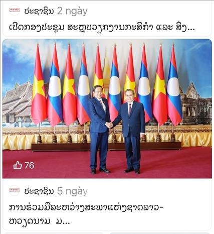 The article published in Pasaxon newspaper (Photo: VNA)