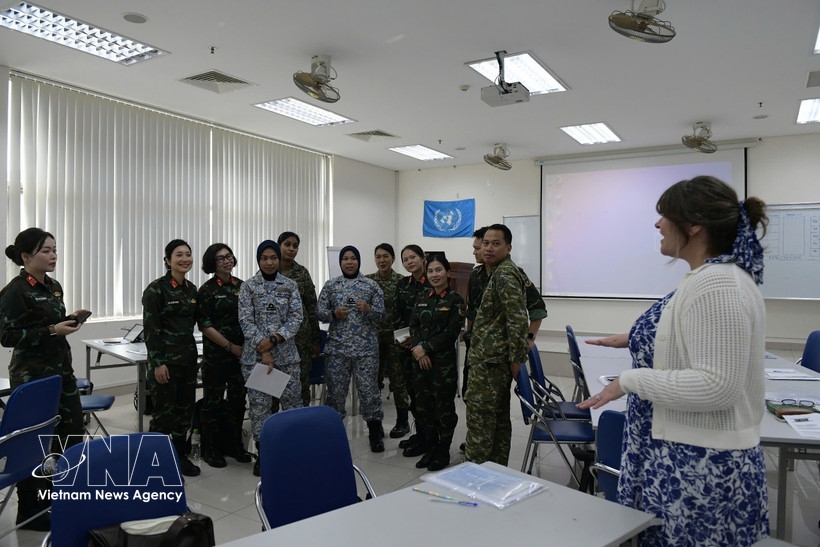 Trainees at the training course on Women, Peace and Security Agenda.