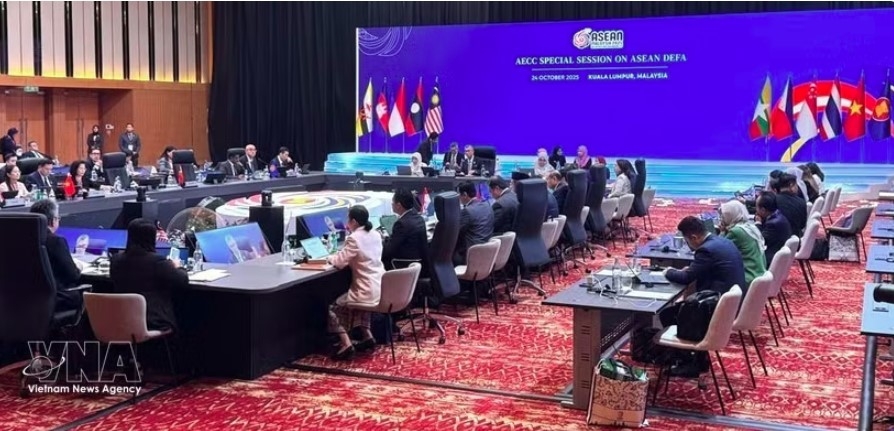 A meeting of ASEAN Economic Community Council in 2025 (Photo: VNA)