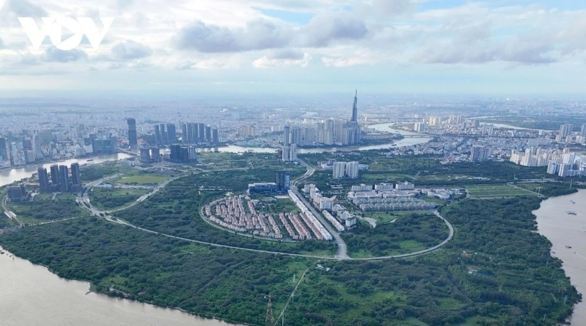 Central square and administrative center project in Thu Thiem New Urban Area.