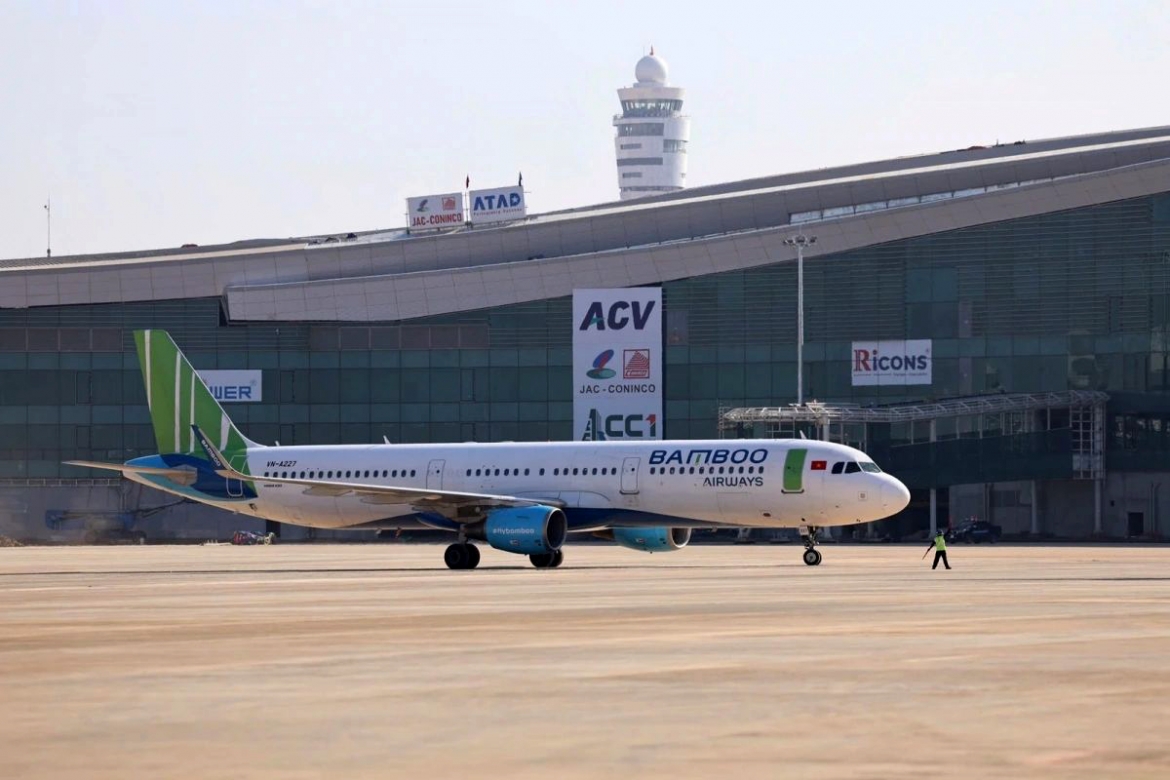 Long Thanh International Airport has received first flights since December 2025 during the test-run period