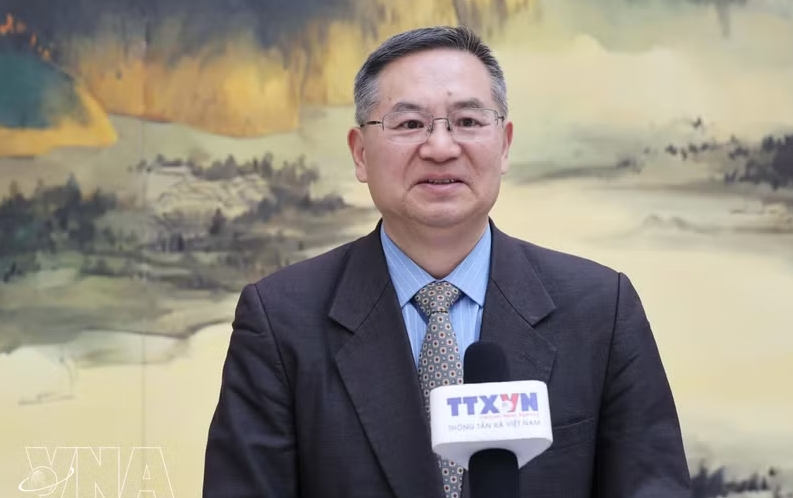 Prof. Dr. Cheng Hanping, Executive Director of the Institute of Regional and Country Studies and Director of the Vietnam Research Centre at the Zhejiang University of Technology (Photo: VNA)