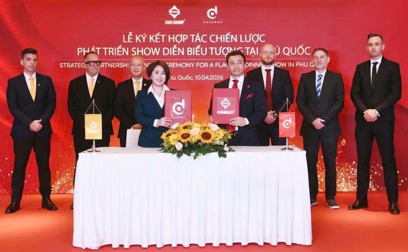 Sun Group partners with Dragone to jointly establish a new standard for performing arts in Vietnam (Photo: Sun Group)
