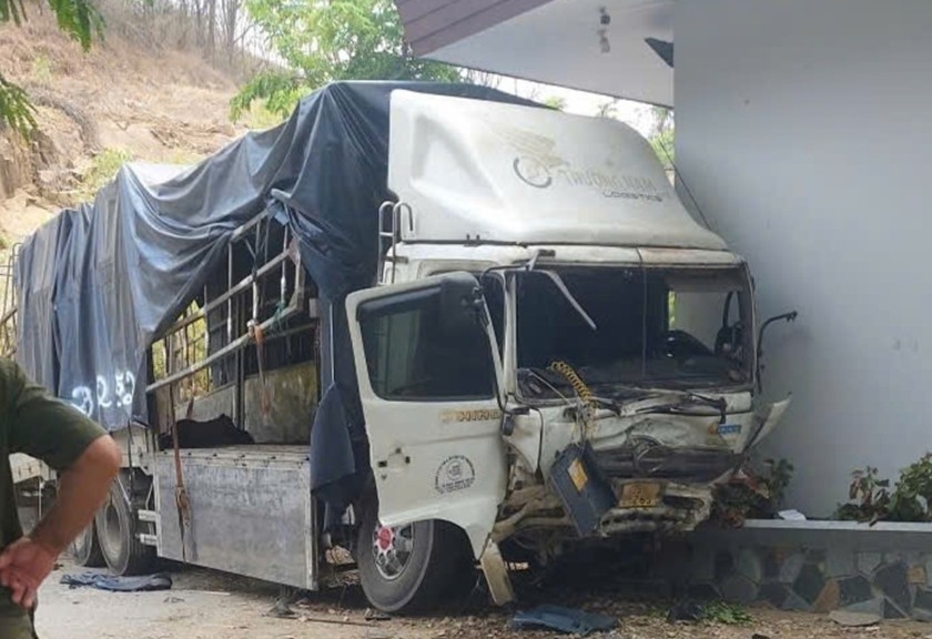 The scene of the accident
