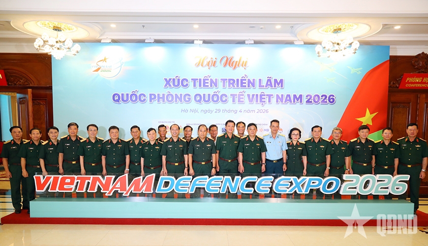 Delegates at a conference on trade promotion for Vitenam International Defence Expo 2026. (Photo: PANO)