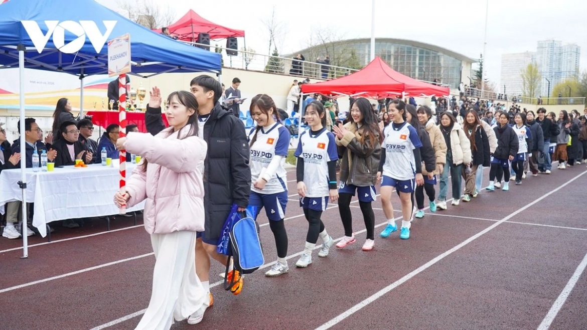 The opening ceremony of the Vietnamese Student Sports Games in Russia