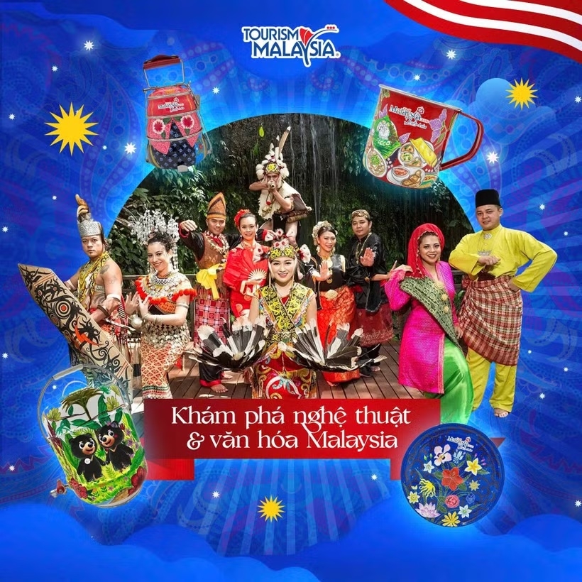 Malaysian culture and lifestyle is being showcased at the Vietnam International Travel Mart 2026 (Photo: Malaysia Tourism Promotion Agency)