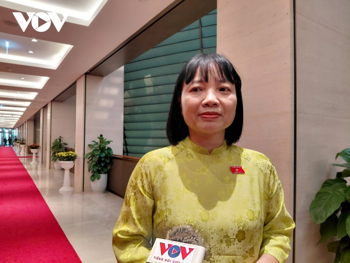 Nguyen Thi Viet Nga, a National Assembly deputy from Hai Phong city