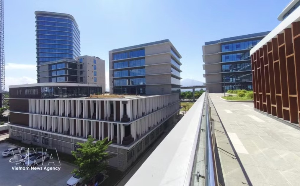 The Da Nang software park No. 2 is designed with modern infrastructure, well suited to enterprises in the fields of information technology and innovation. (Photo: VNA)