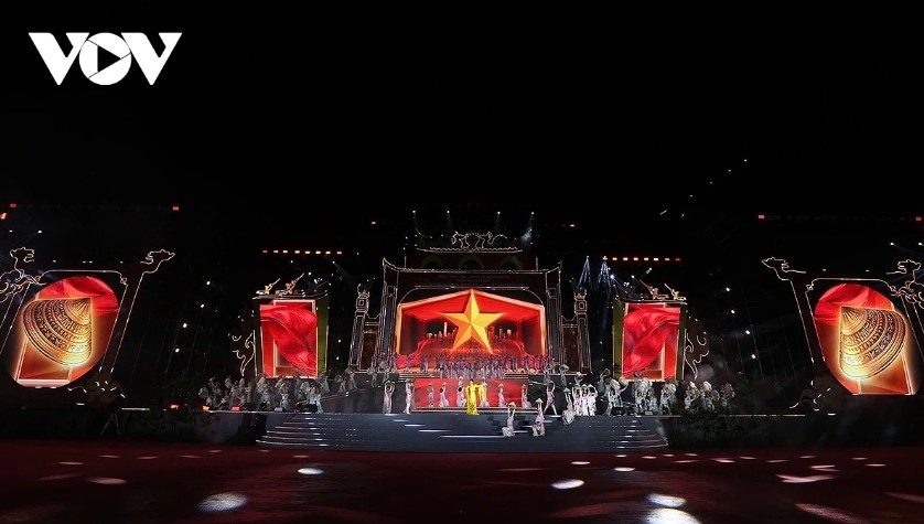 The festival is held on a large scale.