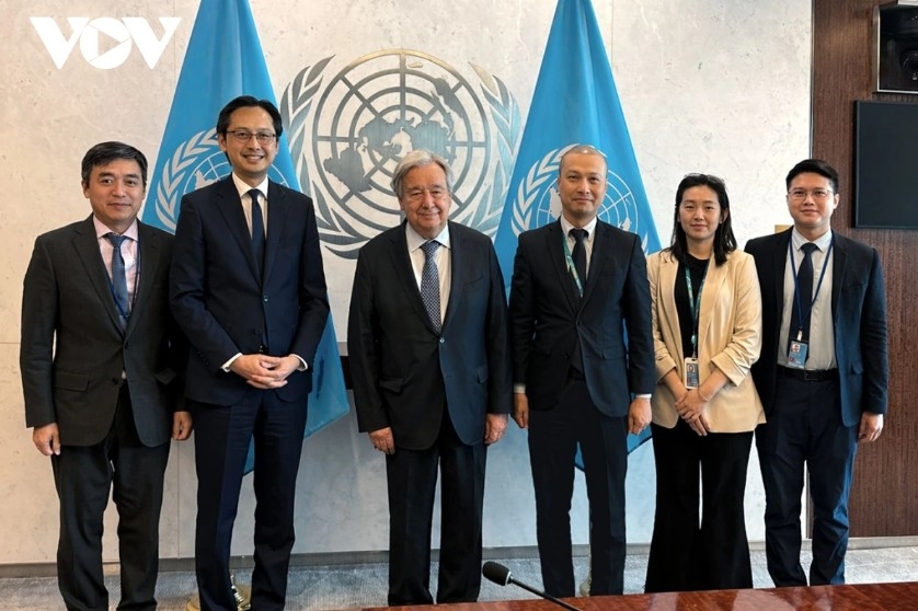 UN Secretary-General supports Vietnam in its role as President of the Review Conference of the Treaty on the Non-Proliferation of Nuclear Weapons.