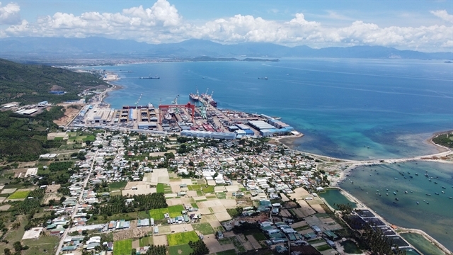 A view of Van Phong Economic Zone, Khanh Hoa Province. Van Phong Airport is proposed to be built entirely on water. — VNA/VNS Photo Huy Hung