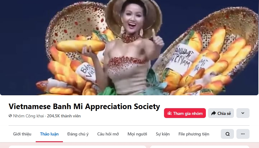 Founded in Australia in 2016, the “Vietnamese Banh Mi Appreciation Society” now has more than 200,000 members from around the world who share, rate and debate all things about the dish