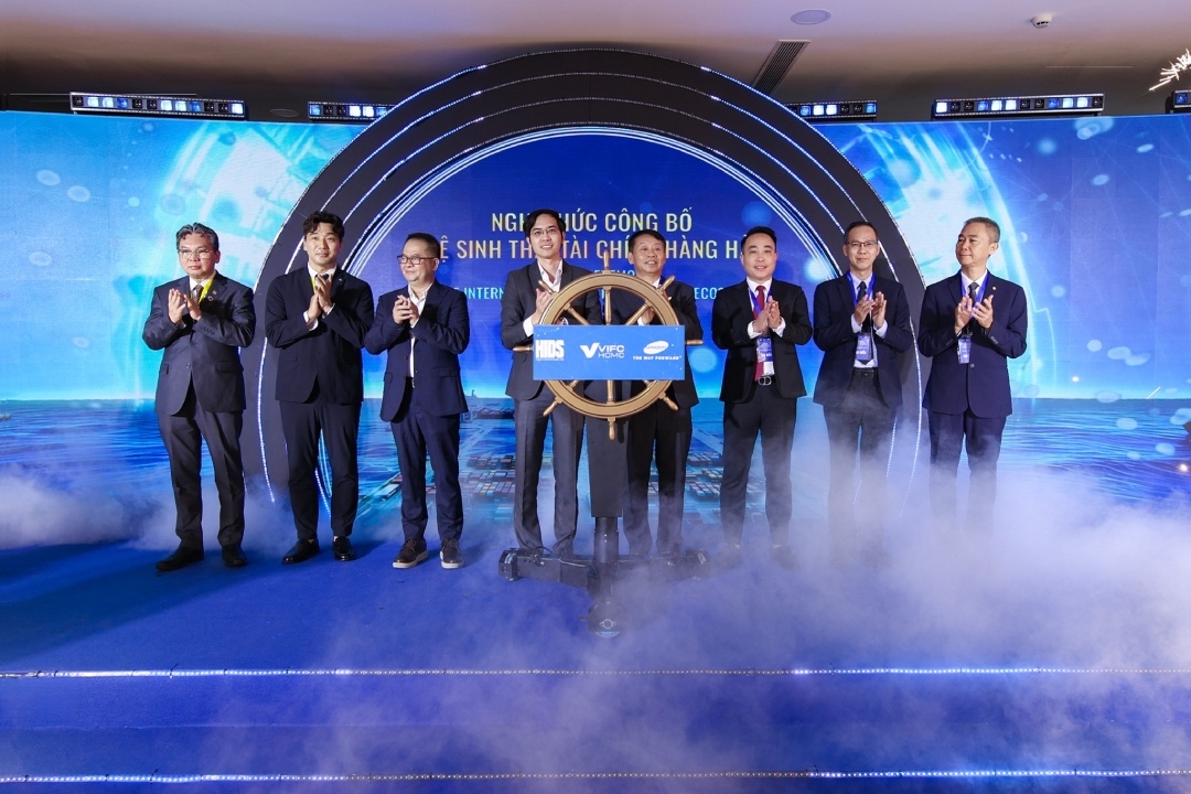 At the launching ceremony of an ecosystem initiative for the maritime sector at the Ho Chi Minh City International Financial Centre (Photo: organisers)