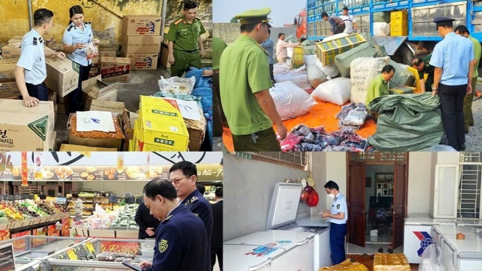 Market management and customs forces have launched crackkdowns on contraband and fake goods