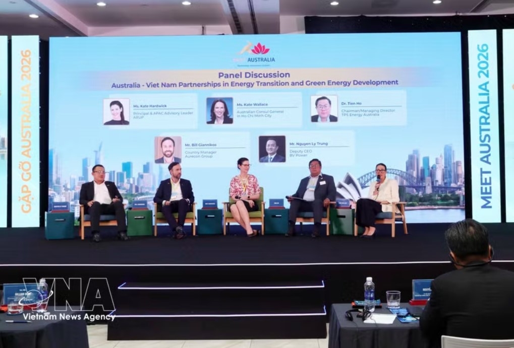 A panel discussion at the Meet Australia 2026 programme on May 19 (Photo: VNA)
