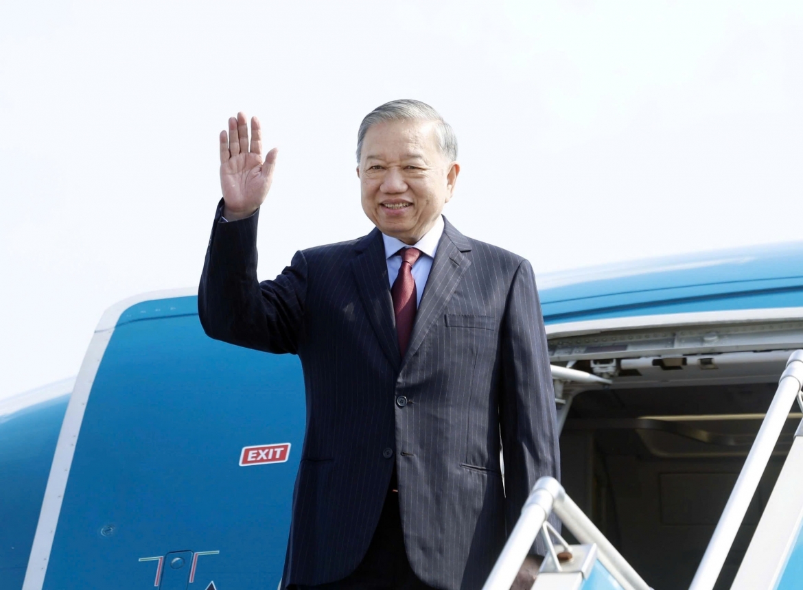 General Secretary of the Communist Party of Vietnam and President To Lam begins a state visit to India at the invitation of Prime Minister Narendra Modi. (Photo: VNA)