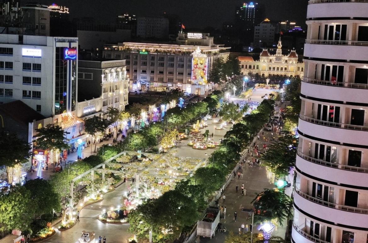 Nguyen Hue Pedestrian Street in Ho Chi Minh City