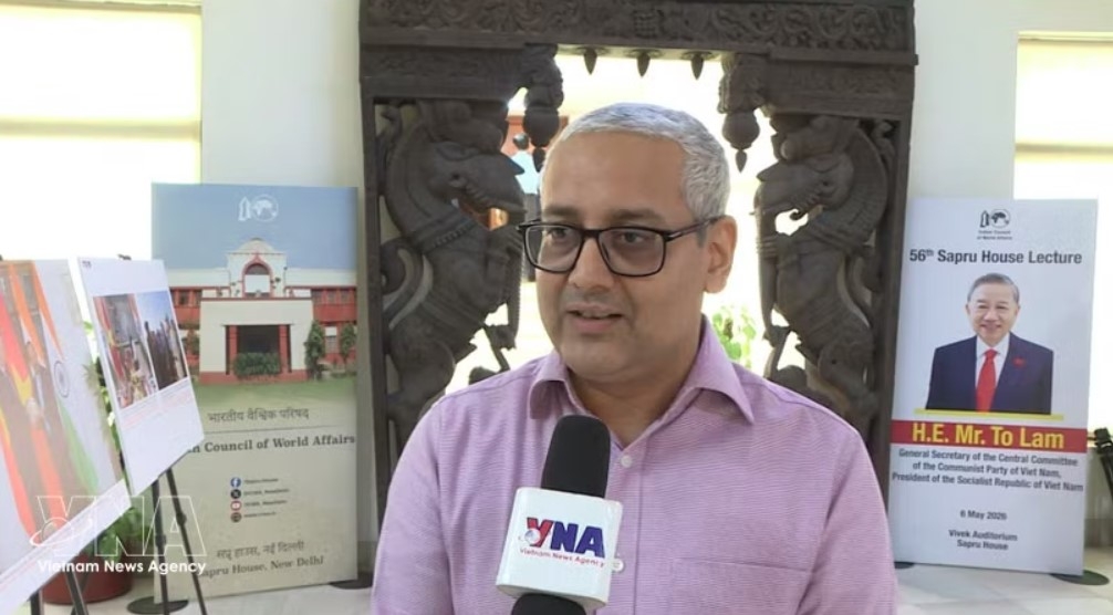 Dr. Rajiv Ranjan from the University of Delhi (Photo: VNA)