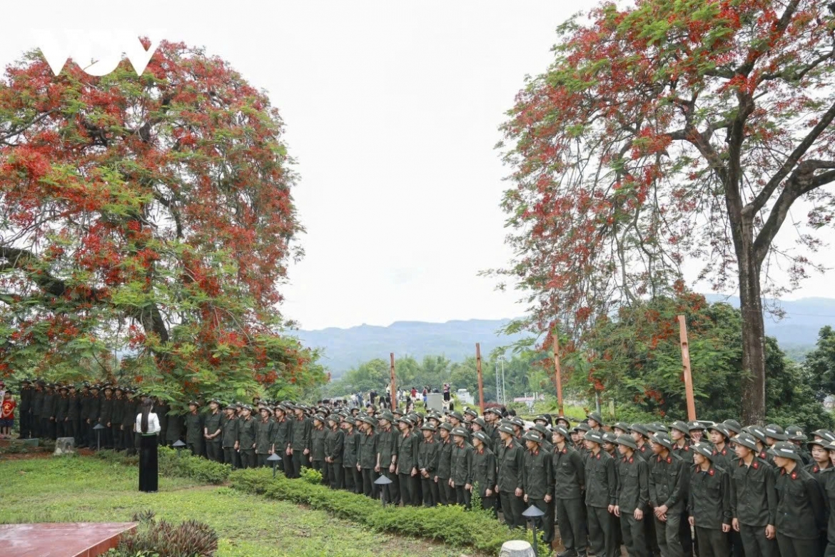 In May, large numbers of visitors travel to the Dien Bien Phu battlefield relic complex, the site of the historic battle that ended French colonial rule in Vietnam in 1954.