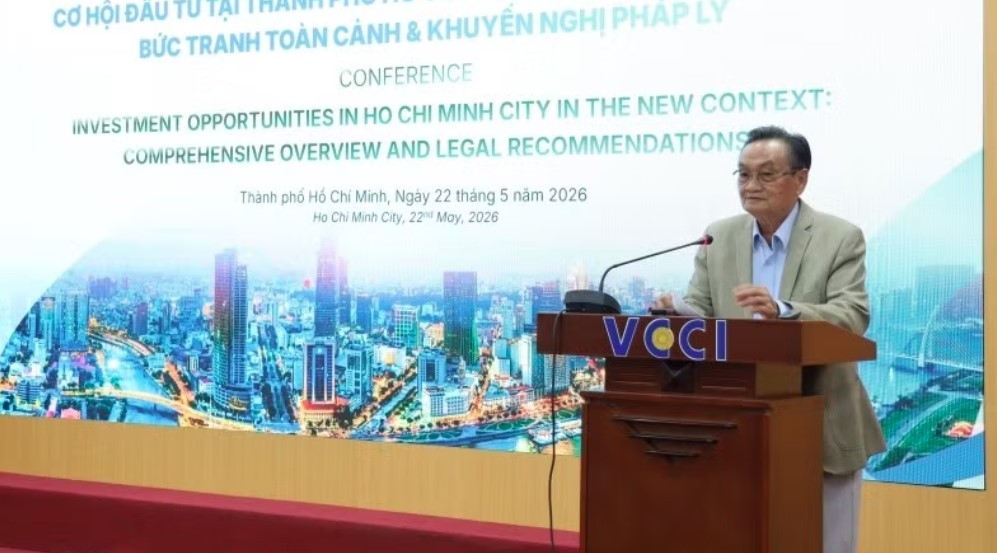 Dr Tran Du Lich, VIAC Vice Chairman speaks at the event (Photo: nhandan.vn)