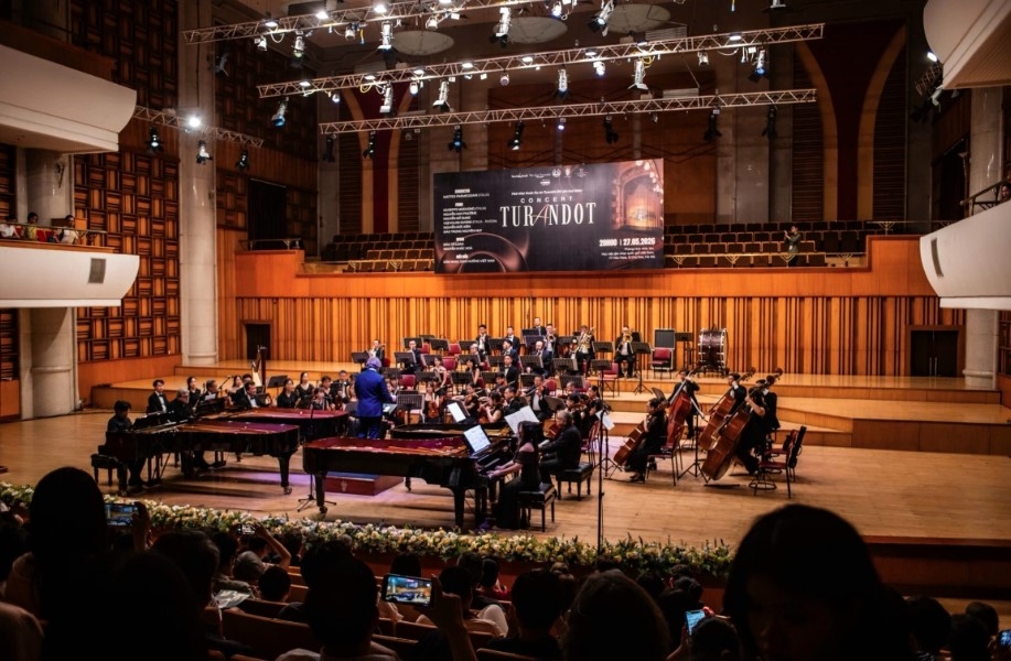 A performance at Turandot Concert 2026 in Hanoi on May 27